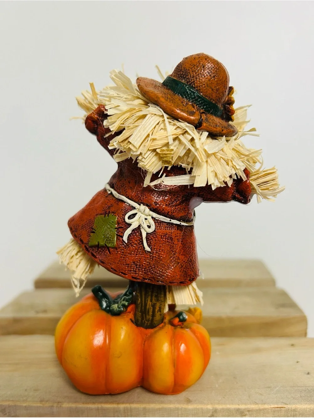 Autumn Halloween Set of 4 Distinct Decorative Tabletop Colorful Fall Figurines